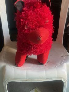 Red Plush Dog Pillow Pet