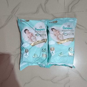With 🎁)Pack Of 2Pampers Premium Care Pants