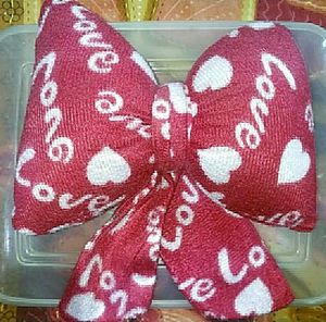 Red 'Love' Bow Squishy❤️