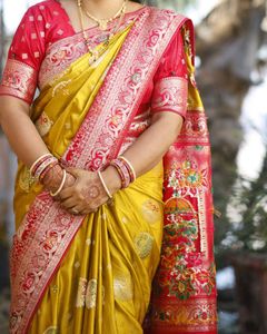 Elegant Heavy Pashmina Silk Saree