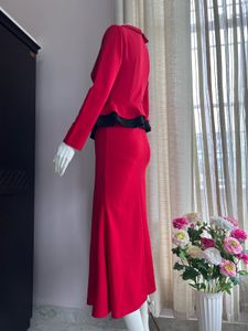 Red Luxe Stretchable Dress