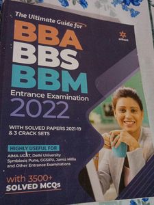 BBA , BBM,BBS, ENTRANCE EXAM BOOK