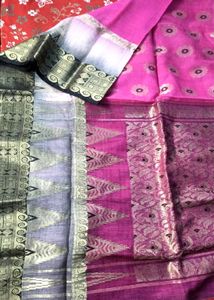 Bengal Handloom Tussar Saree Without blouse Piece