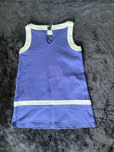 Chic Blue Sleeveless Top