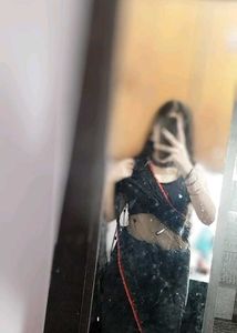 Elegant Black Net Saree (katrina inspired)