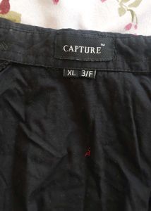 Women&#39;s Black Formal Shirt