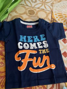 BabyHug Tees For 3-6 Months Boy