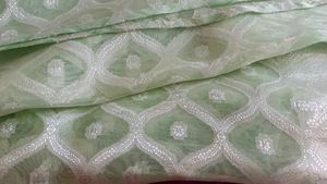 Mint Green Diamond Pattern Fabric ✨