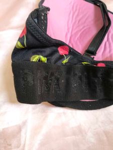 Cute Cherry Print Bra