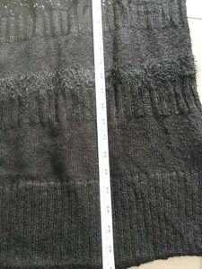 partywear woolen long top/one-piece