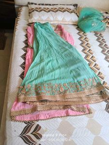 Pure Georgette Sharara Suit