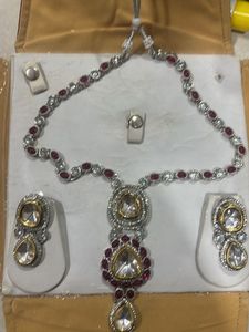 AD KUNDAN NECKLACE SET