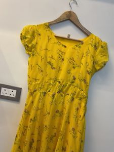 Yellow Floral Dress
