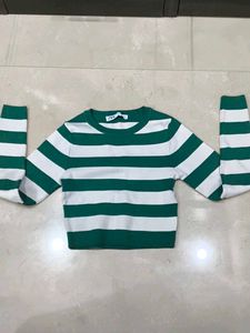 Striped Crop Top - Zara