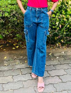 Cargo Fit Jeans For Women