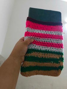 Crochet Tablet Case with Pouch