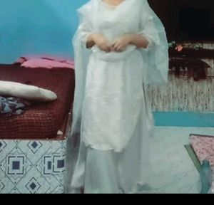 SUIT/SATIN KURTI,PLAZO/NET KURTI ON TOP/DUPPATA✨