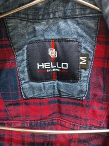 Red &amp; Blue Checked Shirt with box