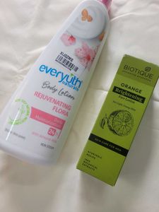 Everyuth Body Lotion &amp; Biotique Face