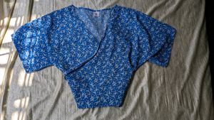 ****BLUE DITSY TOP****