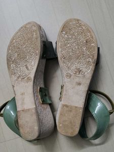 Elegant Green Sandals