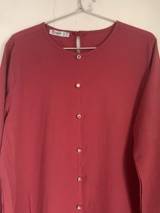 A Line Long Kurta Full Length Comfortable Daily We