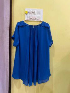 Blue Casual Top