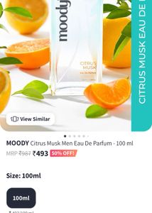 Moody Perfume Citrus Musk