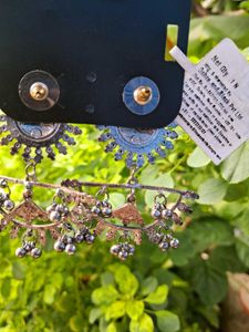 Ethnic Silver Earrings