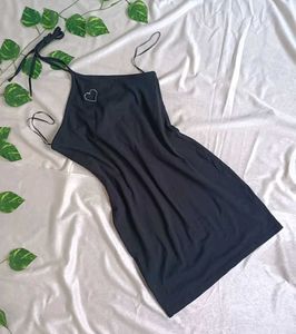 Black halter neck Dress