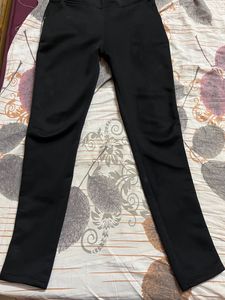 White Strip Jeggings