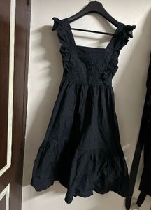 Black Ruffle Dress