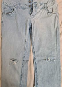 26-27 Inch Blue Denim Jeans