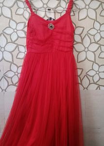Red Tulle Dress