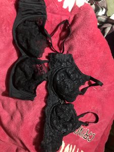 2 Used Black Bra
