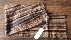 Striped High-Waisted Pants