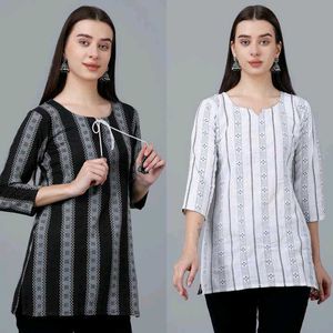 Striped Tunic Top Set