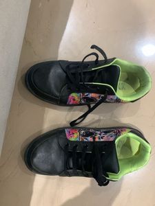 Black Sneakers For Boy 6-8 Years UK Size 4