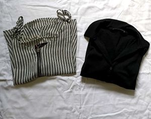 White N Black Tops Combo