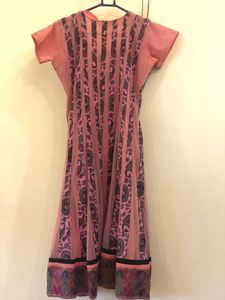 Peach Pink Color Salwar Set With Duppatta