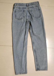 Light Wash Patchwork Jeans