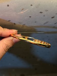 ✨ Luxury Gold-Tone Diamond-Studded Bracelet