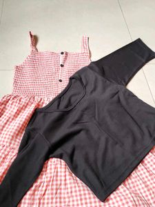 Pink Gingham Sundress