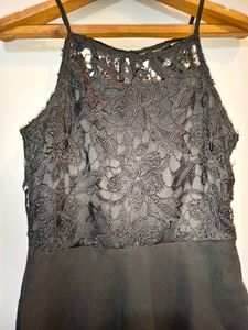 Elegant Black Lace Dress
