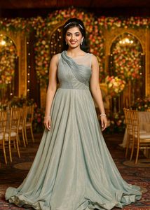 Gown And Lehenga 2 Piece