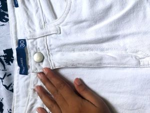 White Wide Leg Jeans