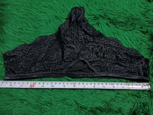 Lace Detail Brief🖤free size