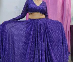 Purple Lehenga Choli Set