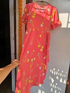 Floral Print Midi Dress