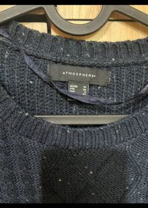 Snowfall Navy Blue Sweater